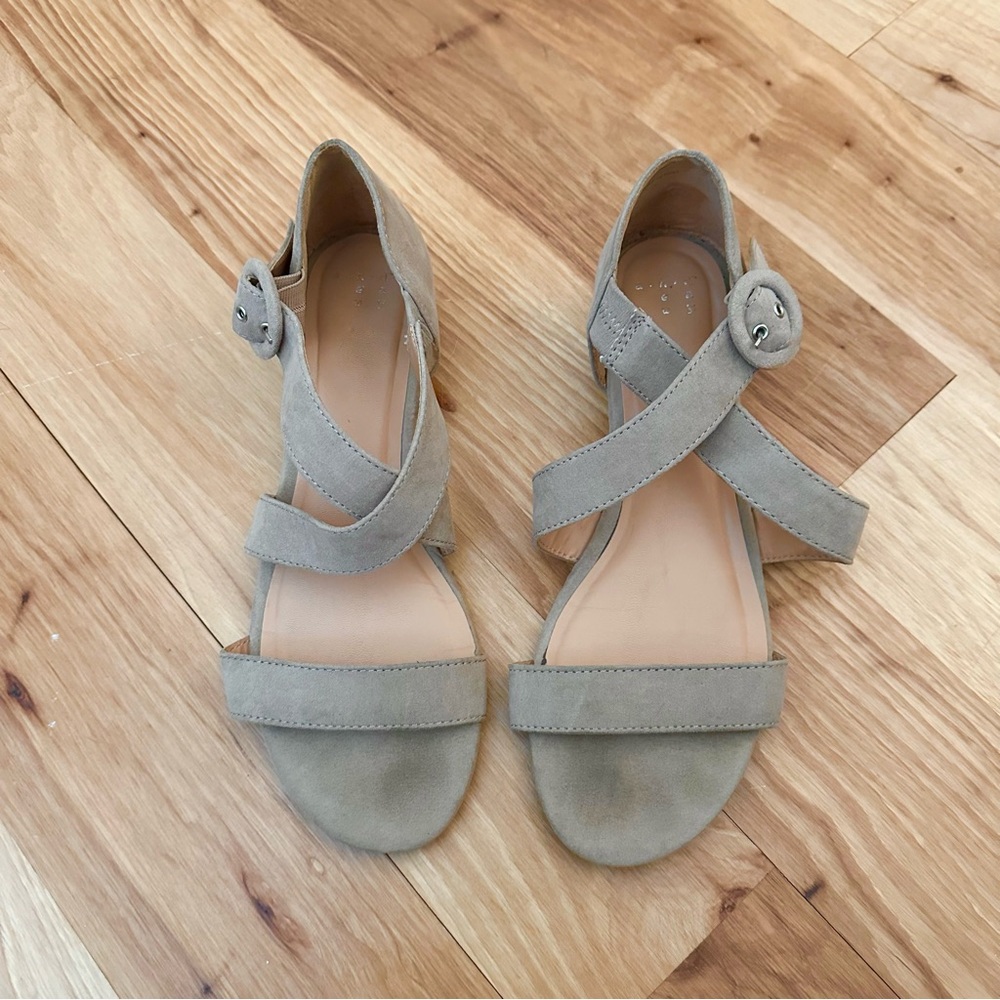 a new day suede strappy sandals